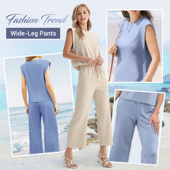 Ärmelloses Zweiteiler-Set