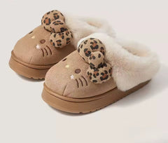 The Kitty Plush Slippers