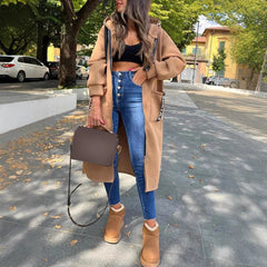 Kapuzen-Sweatshirt Kleid